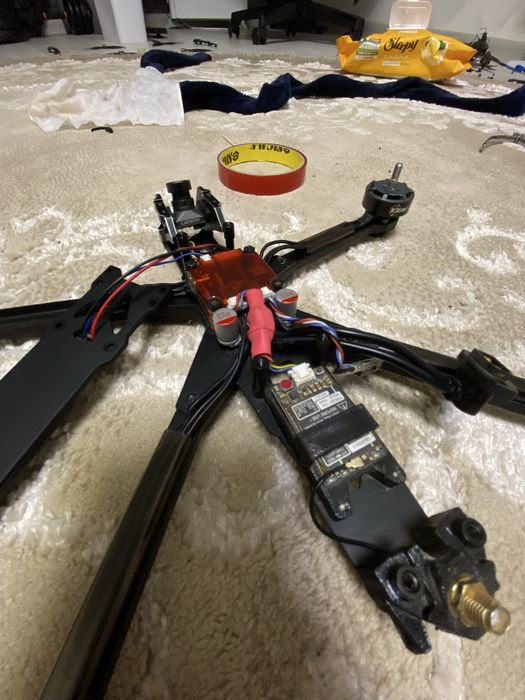 Fpv дрон 7 дюймів стан майже нового (без батки)