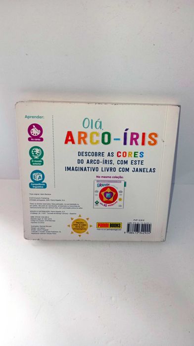 Olá Arco-Íris - livro com Janelas