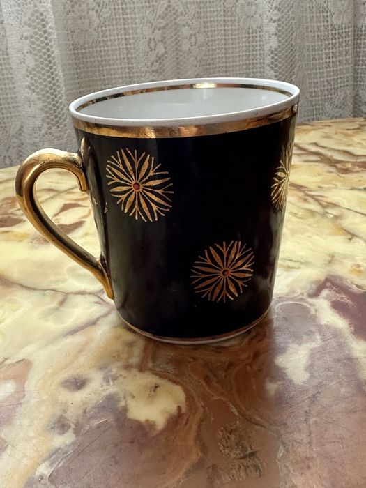 Чашка кобальт позолота Довбиш