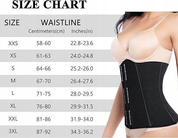 Trener talii dla kobiet, gorset do treningu talii 3XL