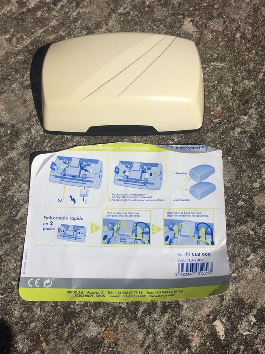 Campainha eletromecânica de porta DINUY TI-CLB-000 de toque clássico