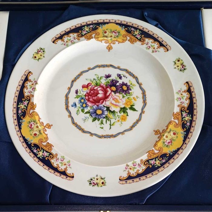 Conjunto de Sobremesa T. Limoges – Pintado à Mão – Caixa Original