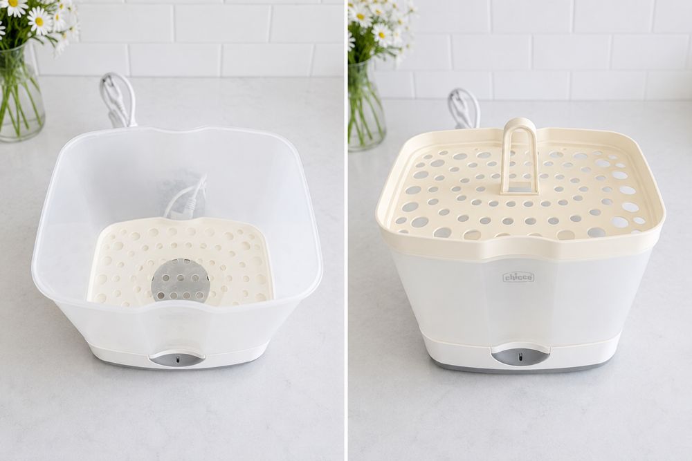 Esterilizador Chicco com 2 andares