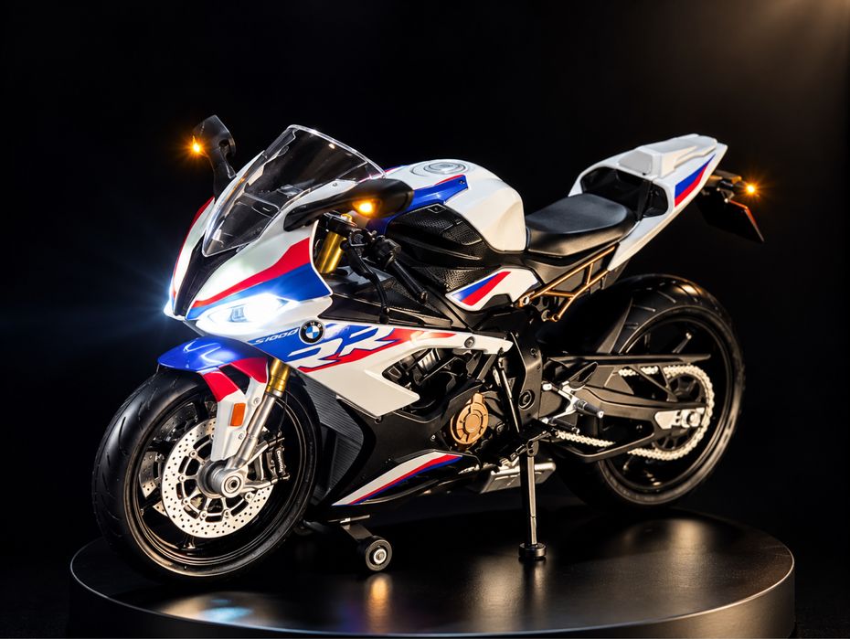 Модель мотоцикла BMW S 1000 RR 1:12 LED | Нічник | Світильник