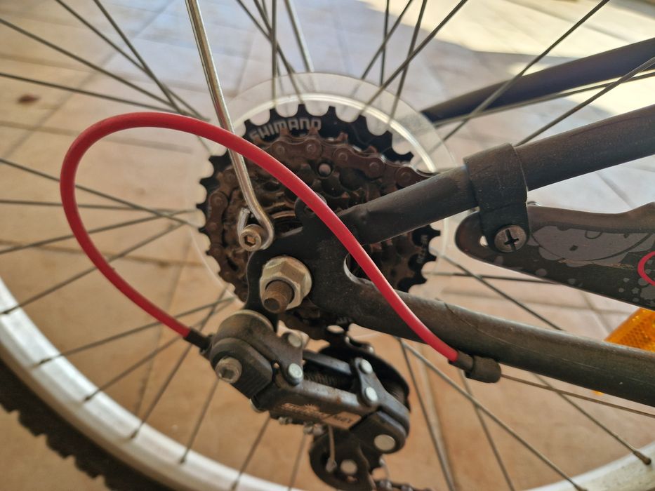 Bicicleta criança 9-12 anos (rosa e preta)