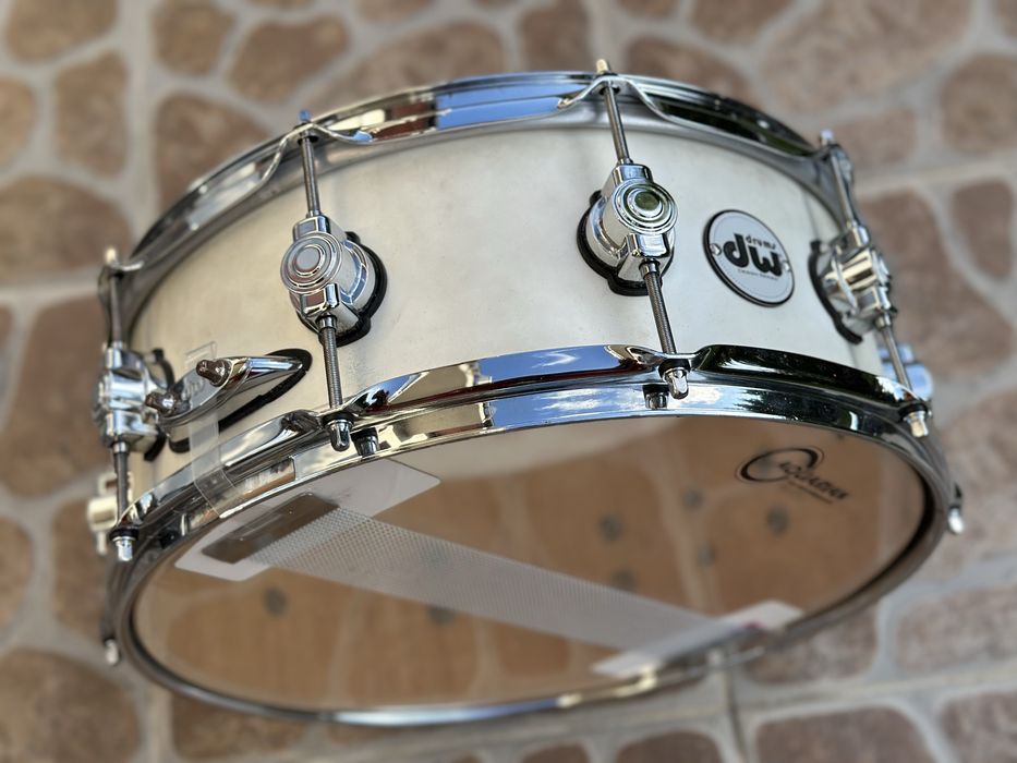++ Werbel DW Design 14x5.5 Maple Klon - SATIN WHITE - Perkusja ++