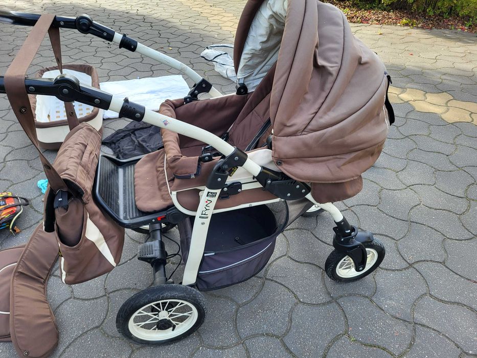 Wózek Jedo fyn alu line gondola spacerówka pokrowce materace poduszki