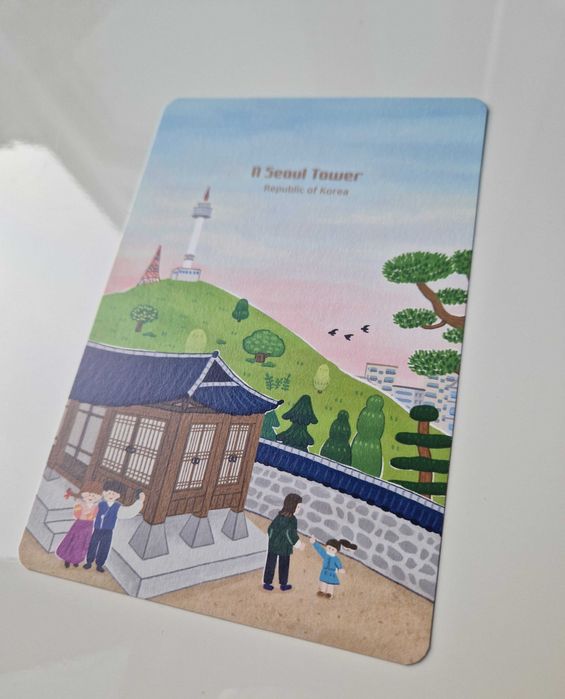 Pocztówka Seul, Korea Południowa