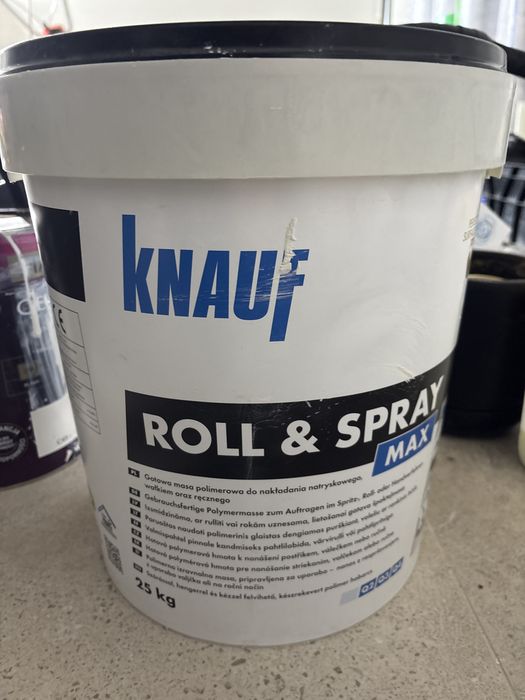 Knauf roll spray gotowa masa polimerowa gładź