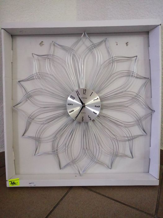 Zegar empire quartz kwiat glamour 60 cm