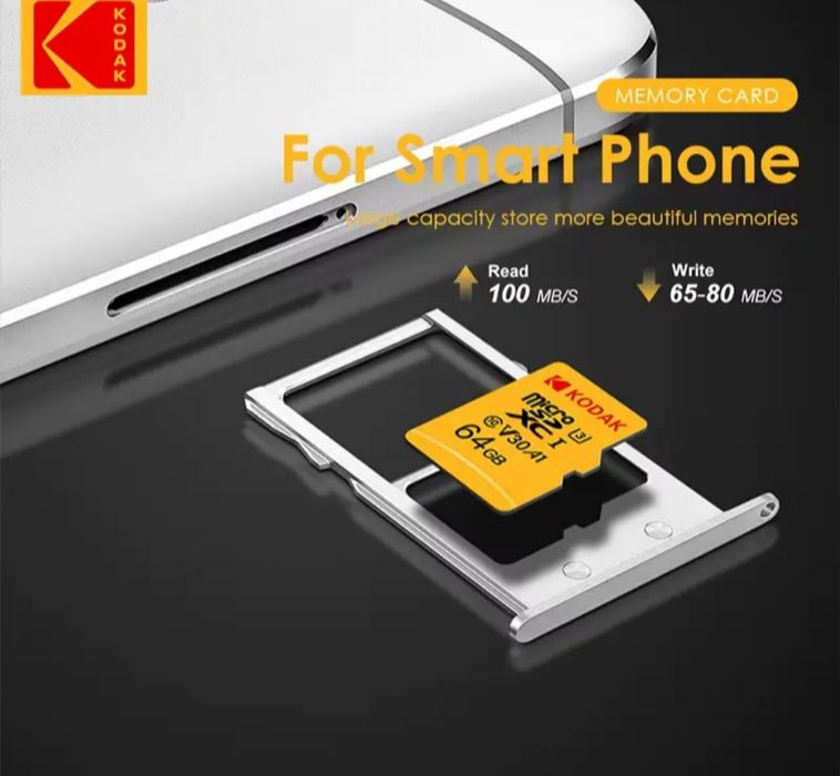 Карта пам'яті 64 ГБ Kodar, micro SD