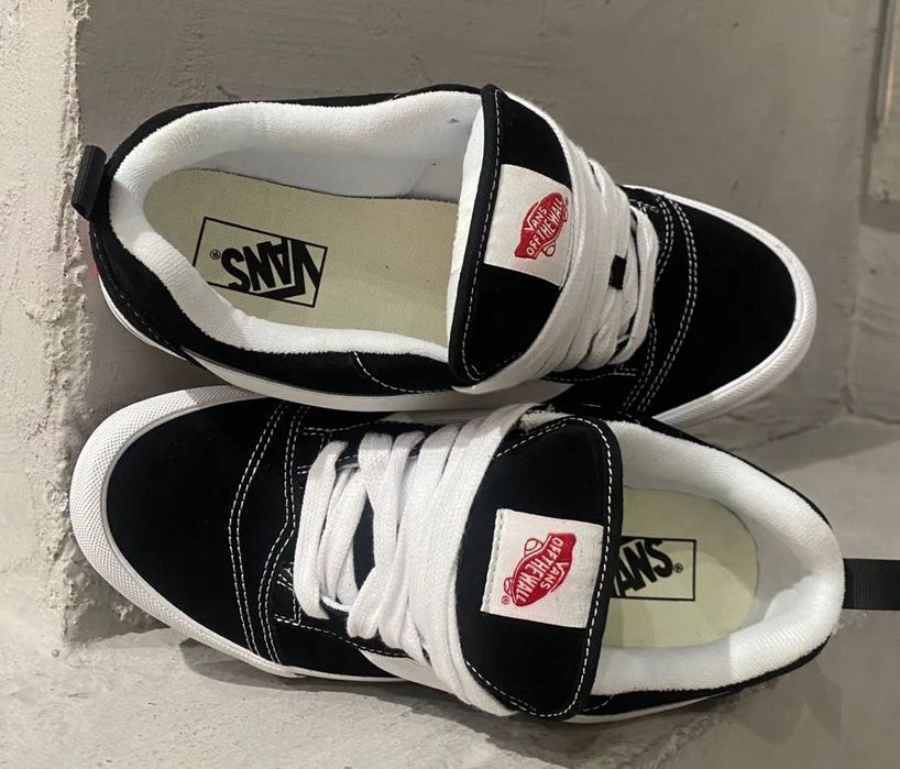 Vans Knu Skool Black, Vans, Ванси чорні