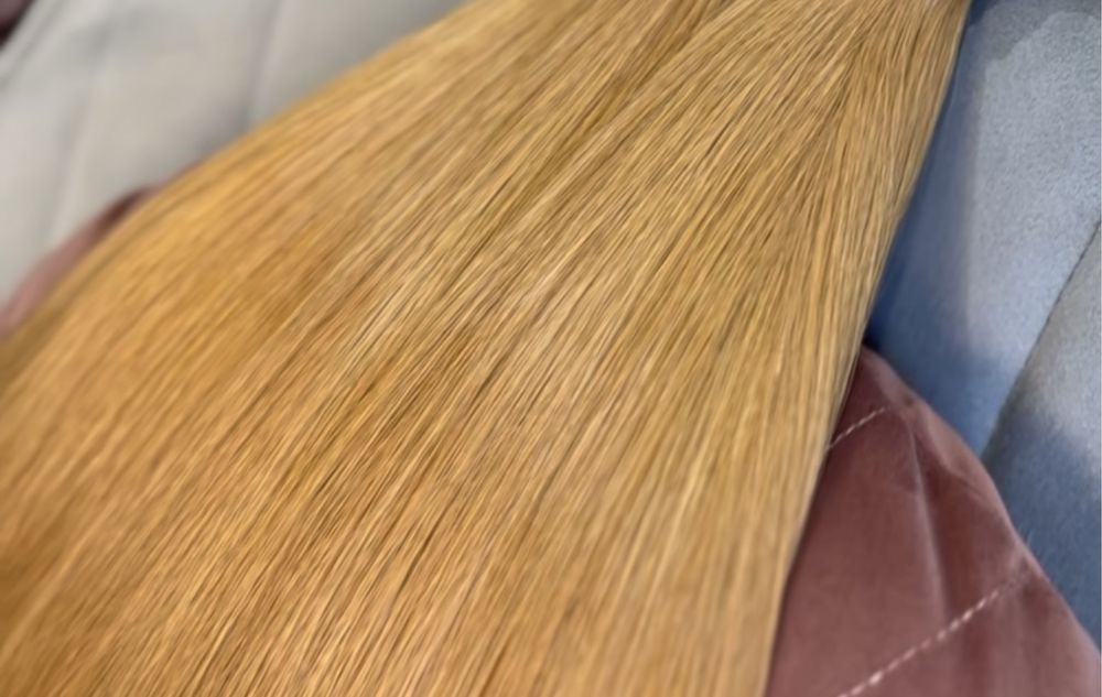 Волос для наращивания рыжие оттенки наличие наложенный