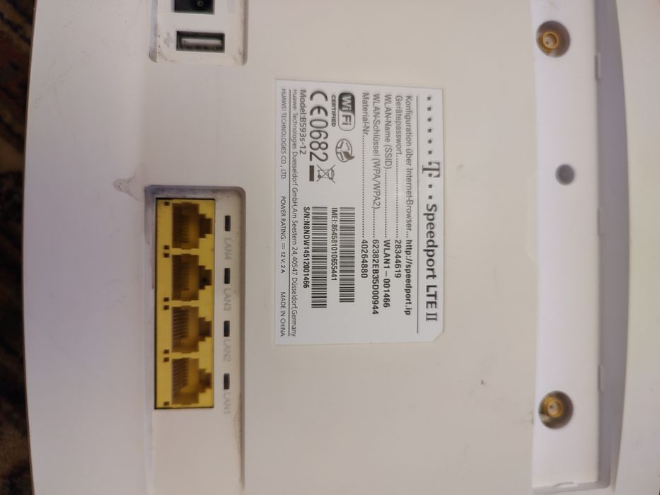 Router 4G LTE bez simlocka antena zasilacz komplet