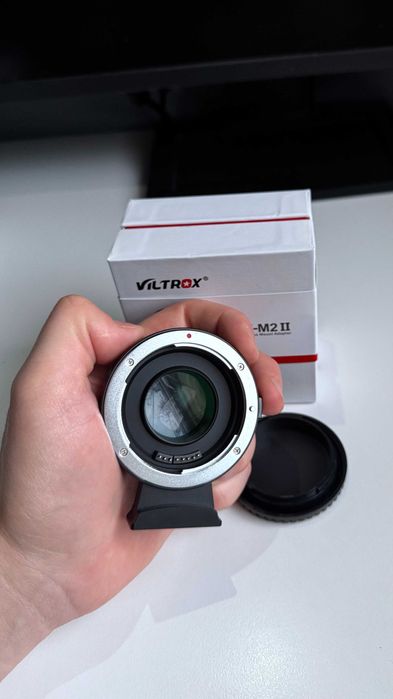 adapter Viltrox EF-M2 II – Canon EF do Micro 4/3 (0.71x) – jak nowy!