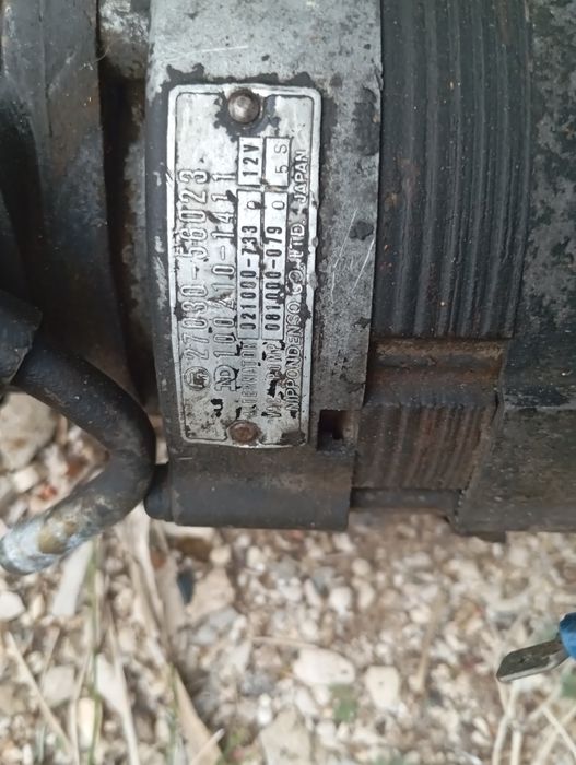 Motor de arranque e alternador