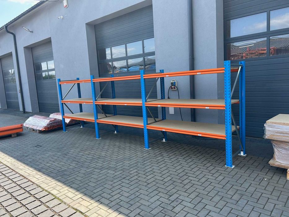 Regał regały magazynowe nowe STOW przemysłowe do konteneru H=200 G80cm