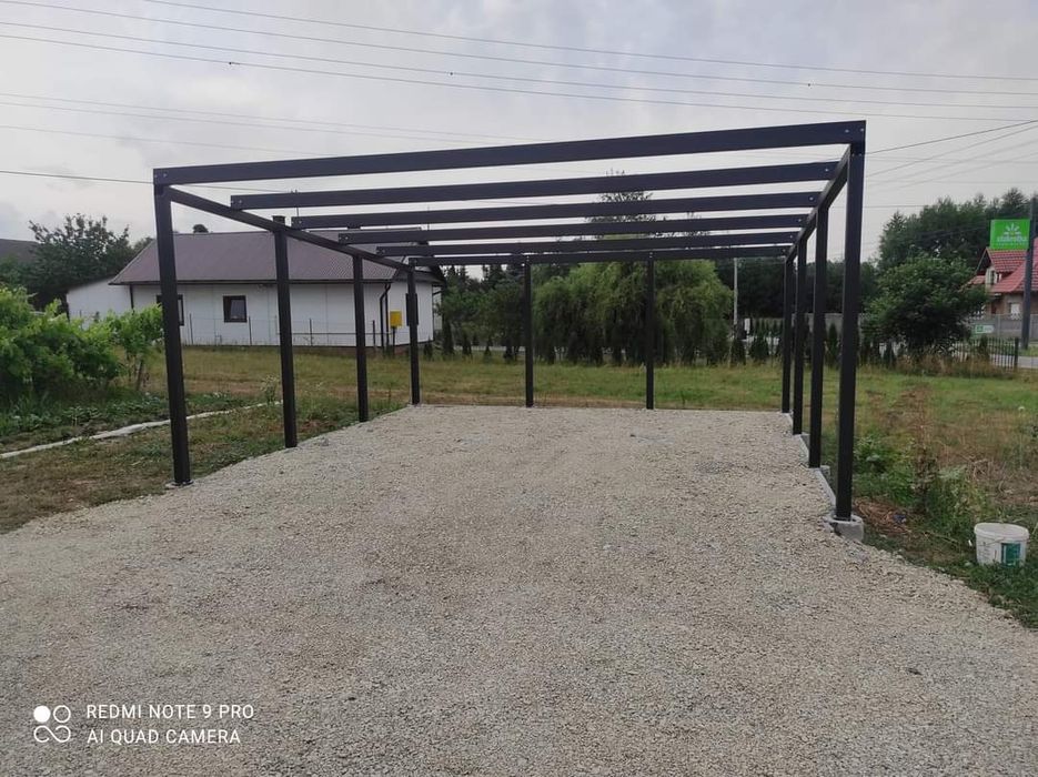 Wiata garażowa 6*6 na dwa samochody