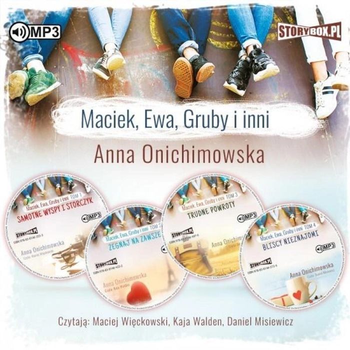 Pakiet: Maciek, Ewa, Gruby i inni audiobook Storybox Anna Onichimowska