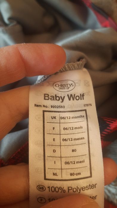Przebranie na bal wilk