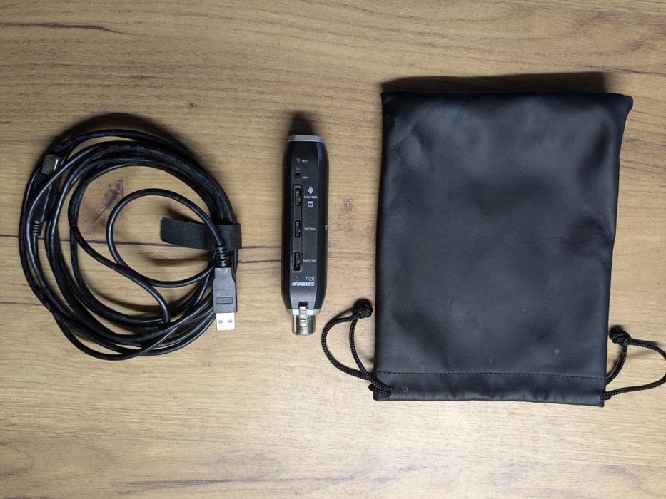 USB-аудіоінтерфейс Shure X2u | XLR-to-USB Адаптер | Фантомне живлення