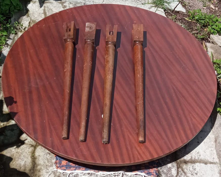 Mesa redonda anos 80