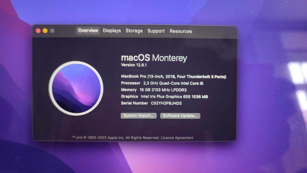 MacBook Pro 2018 Touch Bar64354216884099123