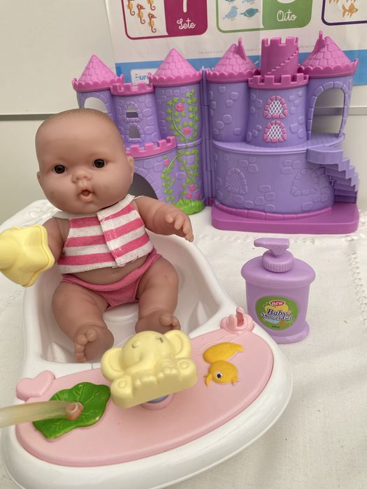 Bebé Boneca com baneira interativa424730998656870405