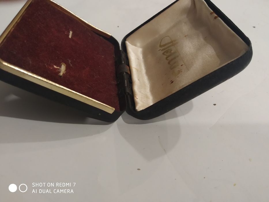 Pudełko na spinki do mankietów z lat 60tych