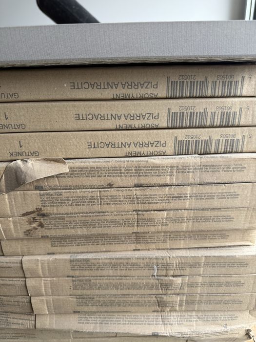 Płyta gresowa pizzara antracite gruba