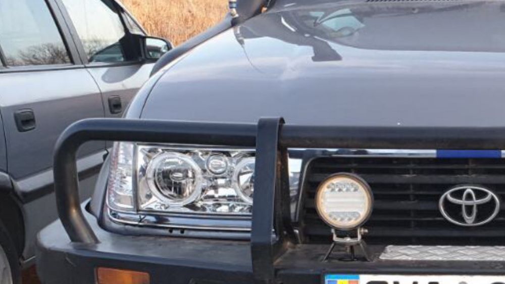 Фары передние Toyota Land Cruiser 80, передняя оптика Ленд крузер 80