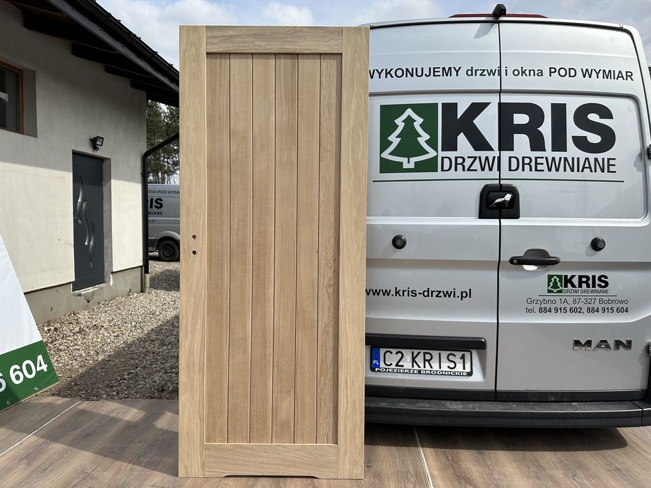 Drzwi drewniane LITE dębowe wewnętrzne  Cała Polska Na każdy wymiar