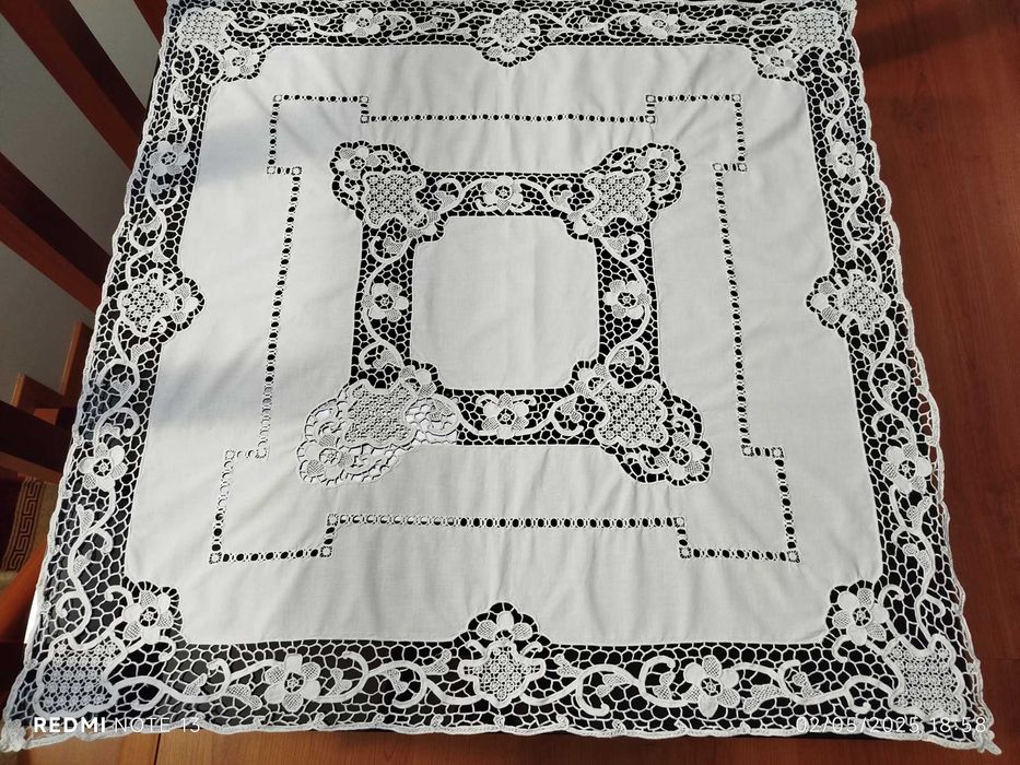 Toalha renda de Veneza