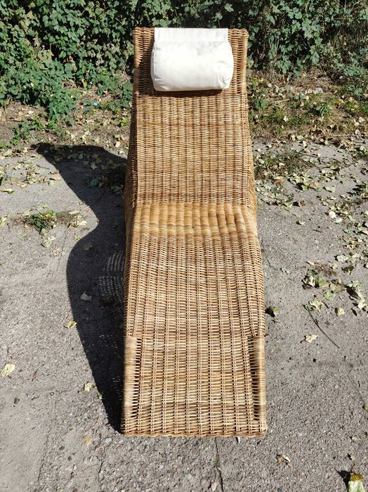 Leżanka IKEA  Rattanowa/wiklinowa