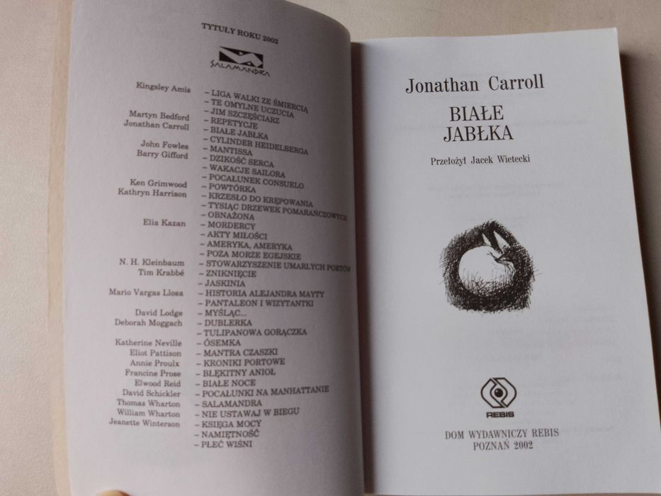 J. Carroll "Białe jabłka" 2002