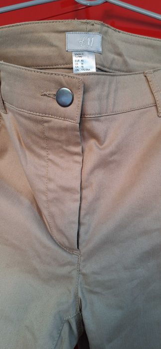 Spodnie  XXXL 46 H&M beżowe na wiosnę