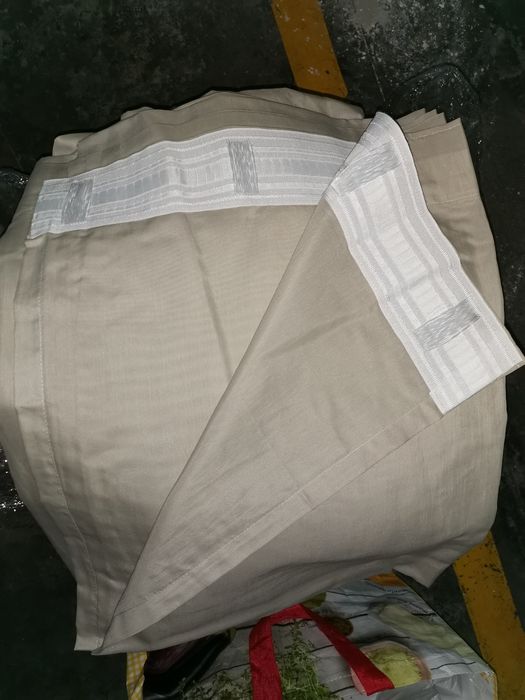 3 cortinados para venda conjunta ou separada