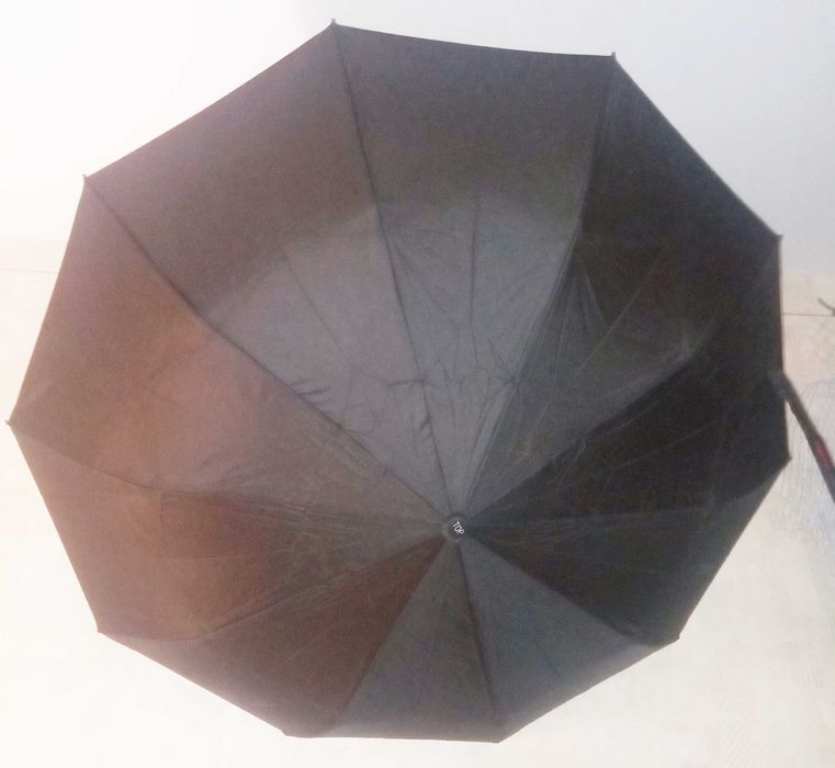 Парасолька чорна, автоматична, 100х57 см.