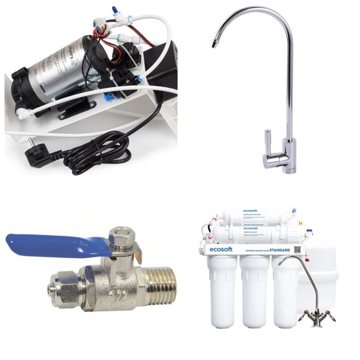 Обслуговування фільтрів питної води осмос  ремонт заміна  фільтрів