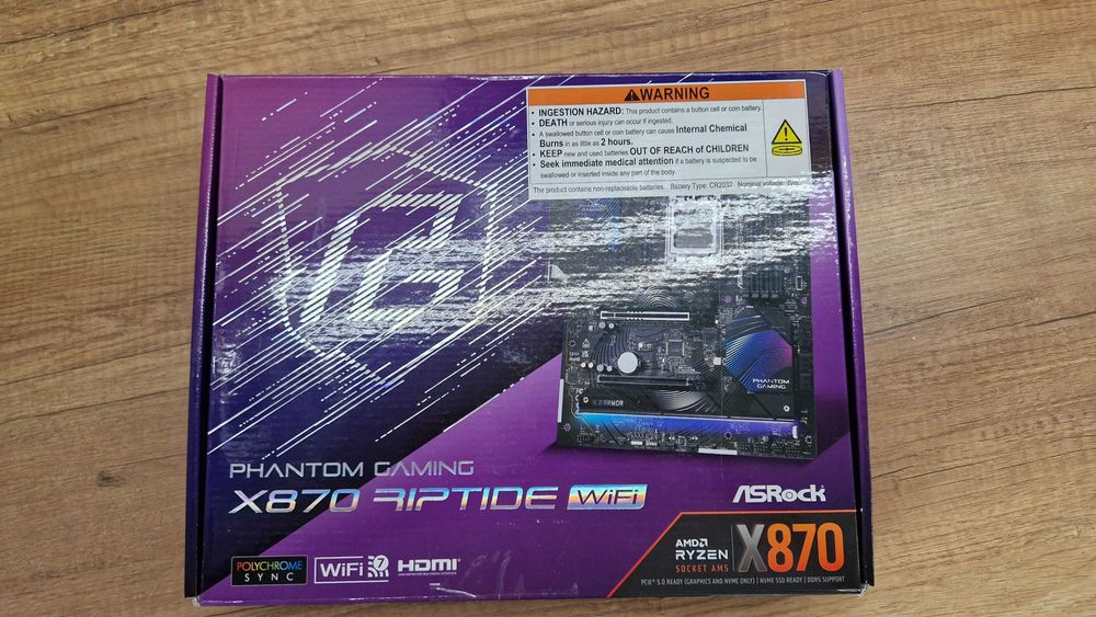 Płyta główna ASrock X870 Riptide WiFi box gwarancja nr. 406003