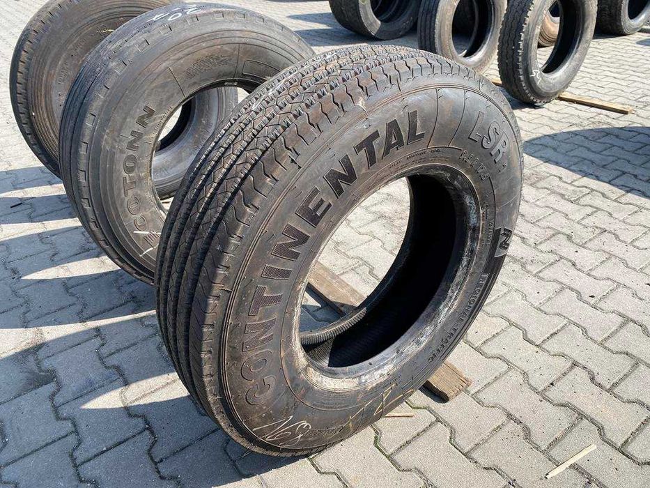Opona używana ciężarowa prowadząca 9.5R17.5 CONTINENTAL LSR1 / 10-11mm