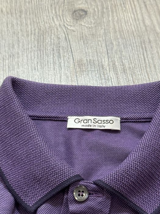 Футболка поло тенниска gran sasso made in italy brunello