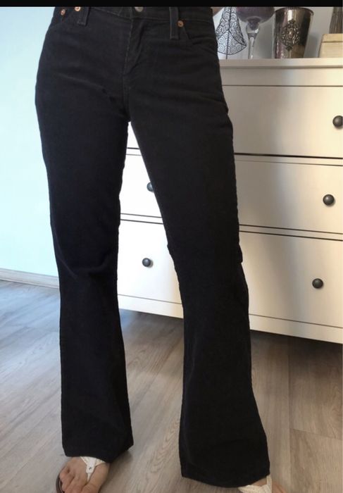 Spodnie dzwony sztruks Levi’s r. S