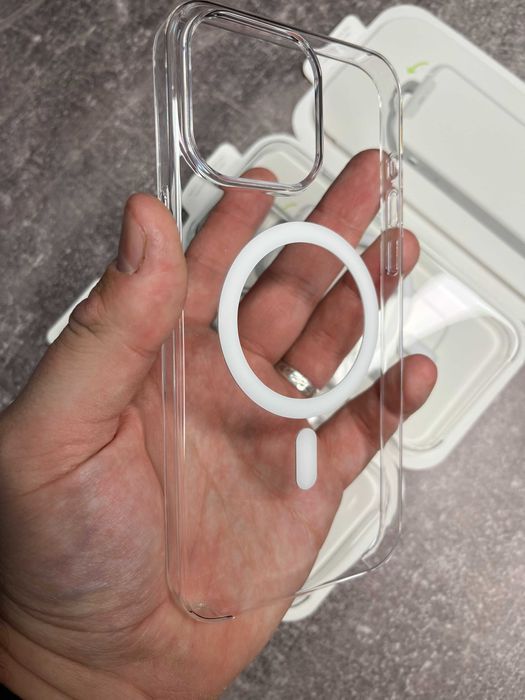 Чохол Clear Case MagSafe + Animation для iPhone 15 15 Pro Max Айфон
