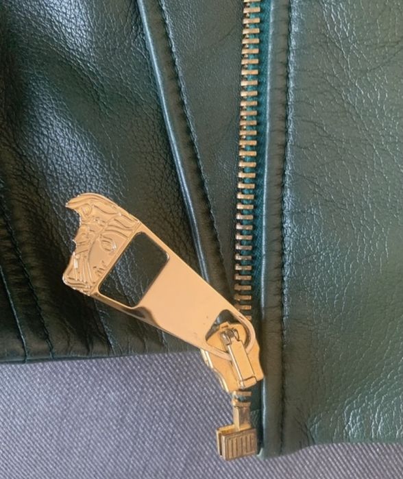 Kurtka skórzana Versace