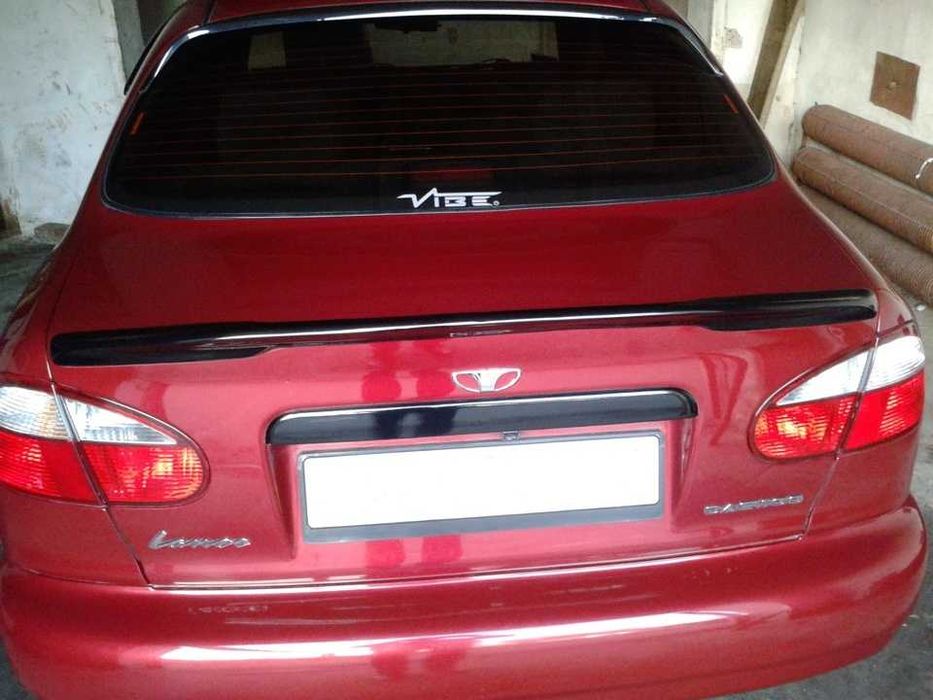 Спойлер (Лип) на багажник ЗАЗ Sens Сенс Daewoo Lanos  Сабля