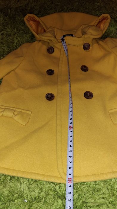 Elegancki płaszczyk 98 104 żółty marki George