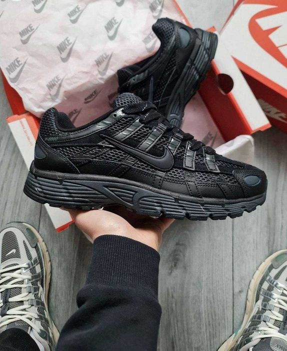 Кроссовки Мужские Nike P6000 Triple Black/Кросівки Чоловічі Найк