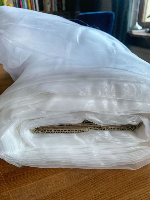 Organza biała-cały kupon