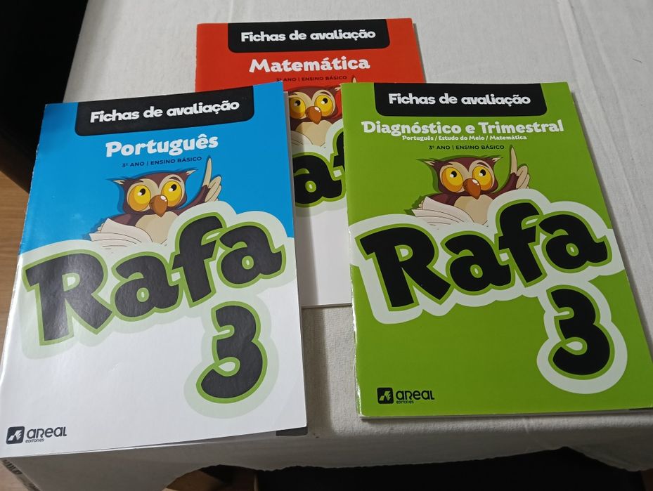 4 Livros de Fichas de Avaliação - 3 ano